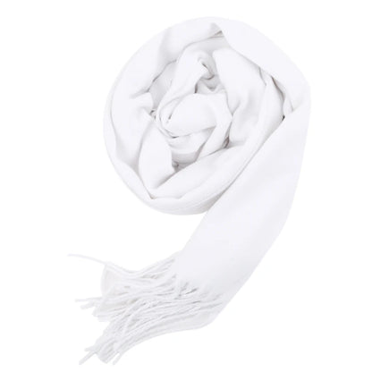 Luxury Cashmere Winter Scarf – Soft Warm Long Tassel Shawl for Women & Men
