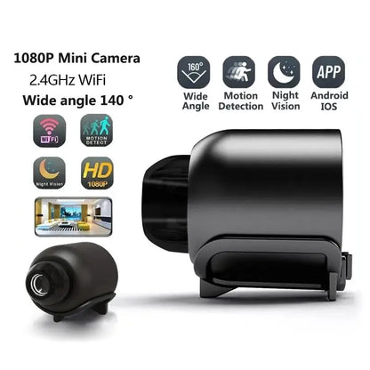 X5 Mini 1080P Wireless Security Camera – Night Vision & Motion Detection Surveillance Cam