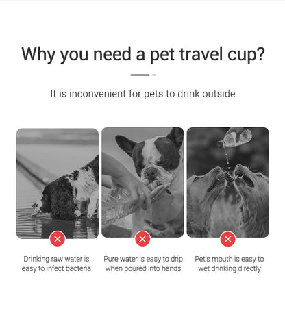 Buddy Portable Dog Water Bottle – Leakproof Travel Drinking Bottle for Dogs & Cats
