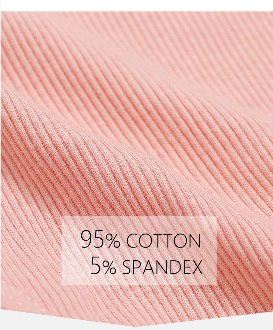 5Pcs/Set Women Cotton Brazilian Panties V Waist Female Underwear Comfortable Underwear Low Rise T-Back Bikini Girls Lingerie New