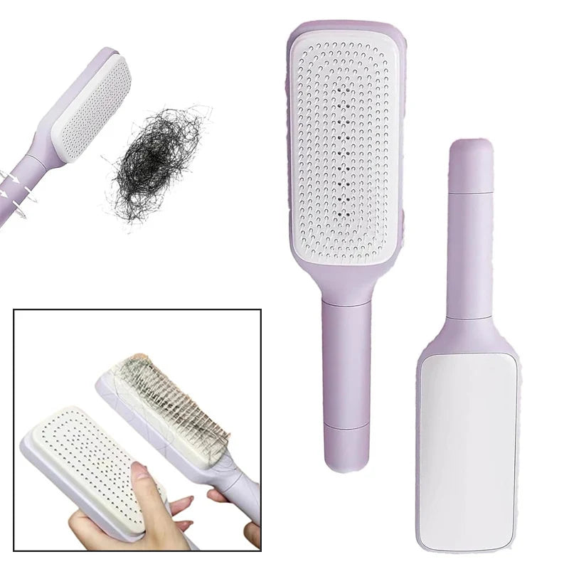 Self Cleaning Hairbrush
