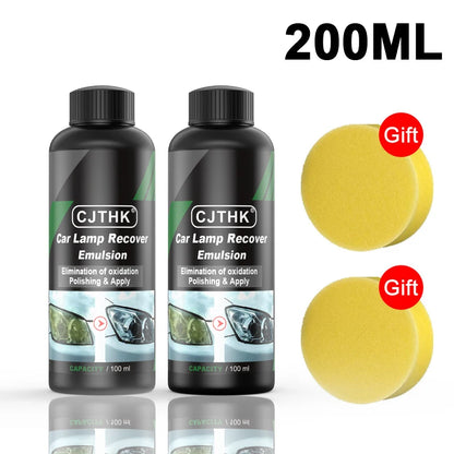Car Headlight Restoration Kit – Headlamp Scratch Remover & Oxidation Cleaning Polish