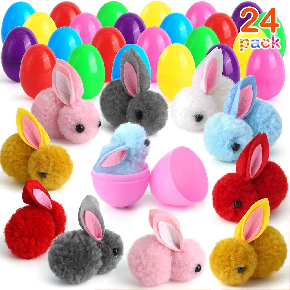 BunnyJoy™ Easter Mini Rabbit Plush Blind Box Set
