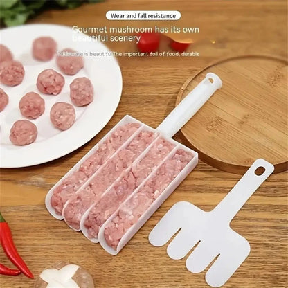 Quad meat Ball Maker – Fish & Meatball Mold Scoop for Easy Filling and Shaping