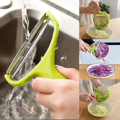1 Pcs Peeler Vegetables Fruit Stainless Steel Cabbage Graters Salad Potato Slicer Kitchen Accessories Cooking Tools Wide Mouth