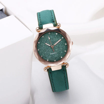 LuxeTime Men’s Business Quartz Watch – Roman Numeral Leather Calendar Wristwatch