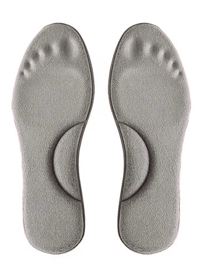 4D Massage Warm pile Shoes Insoles Super Soft Latex Sports Insole for Feet Running Basket Shoe Sole Arch Support Orthopedic