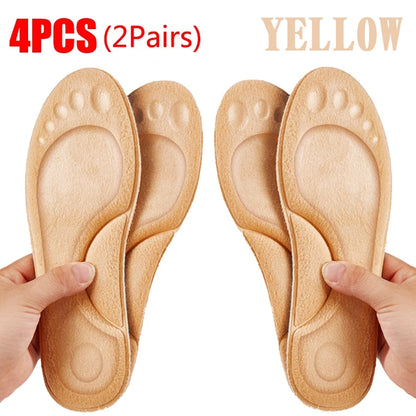 4D Massage Warm pile Shoes Insoles Super Soft Latex Sports Insole for Feet Running Basket Shoe Sole Arch Support Orthopedic