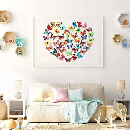 ButterGlow™ 3D LED Butterfly Night Light Stickers (10PCS) — Glow Wall & Garden Decoration