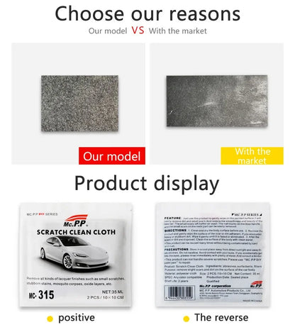 Nano Magic Car Scratch Remover Cloth – Multipurpose Paint Repair & Polishing Cleaning Towel