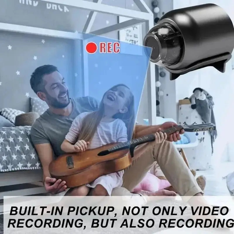 X5 Mini 1080P Wireless Security Camera – Night Vision & Motion Detection Surveillance Cam