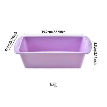 1Pc Household Rectangular Silicone Mold Candy Toast Mould Easter Bread DIY Kitchen Supplies Cake Bakeware Pan Baking Tools