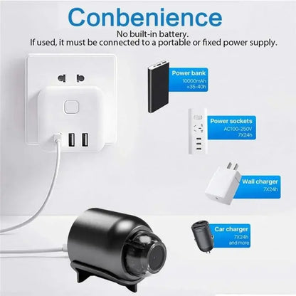 X5 Mini 1080P Wireless Security Camera – Night Vision & Motion Detection Surveillance Cam