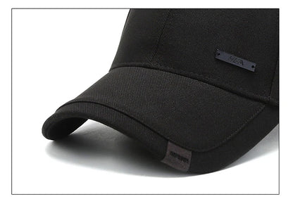 Unisex Hua Label Baseball Caps Hip Hop Cap Spring and Autumn Outdoor Adjustable Casual Hats Sunscreen Hat