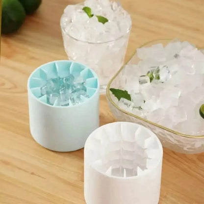 CylinFreeze Mini Silicone Ice Maker – Food Grade Cylindrical Ice Mold for Drinks, Cocktails & Whiskey