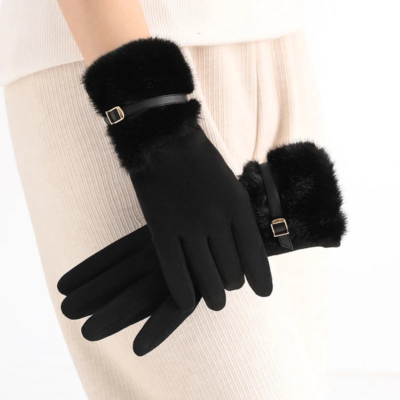 Women’s Winter Touchscreen Fleece Gloves