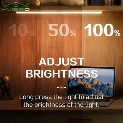 💡 Wireless LED Motion Sensor Night Light — USB Rechargeable Magnetic Lamp