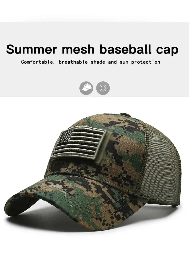 Spring And Summer New Mesh Breathable Personality Sticker Embroidery Women's Baseball Cap Mesh Hat Men's Outdoor Sunscreen Cap