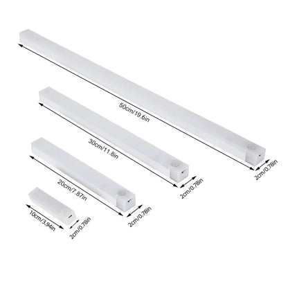 Wireless LED Night Lights Motion Sensor Lights Closet Kitchen Night Lights Bedroom Detector Light Cabinet Staircase Backlit