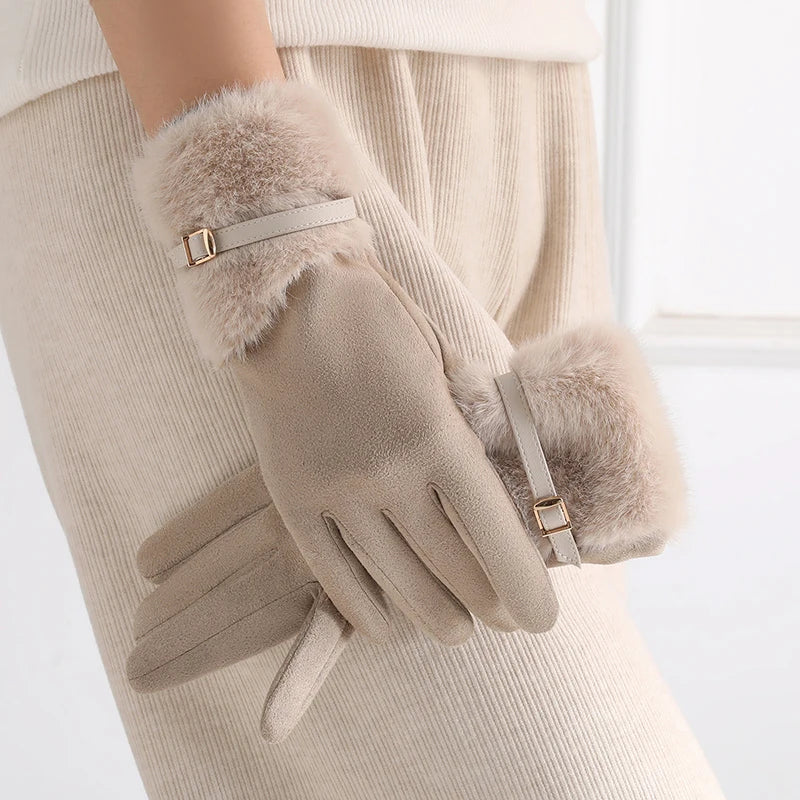 Women’s Winter Touchscreen Fleece Gloves