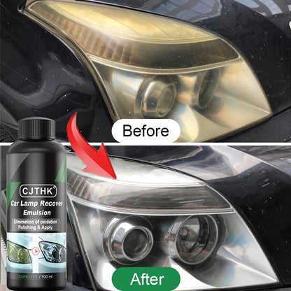 Car Headlight Restoration Kit – Headlamp Scratch Remover & Oxidation Cleaning Polish