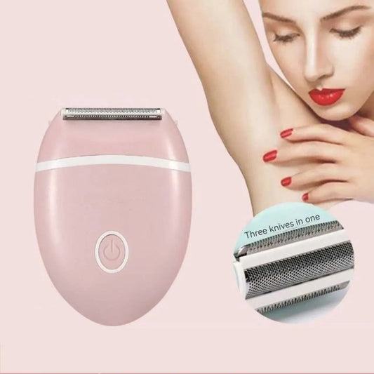 Hair removal trimmer for women, waterproof and washable, perfect for armpit and leg hair, preventing black spots.