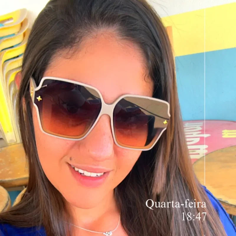 Square Frame UV400 Sunglasses – Luxury All-Match Style DS-8052-1