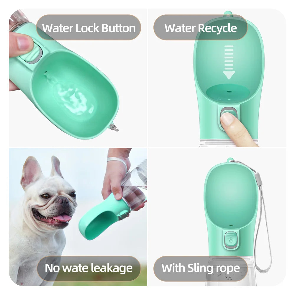 Buddy Portable Dog Water Bottle – Leakproof Travel Drinking Bottle for Dogs & Cats