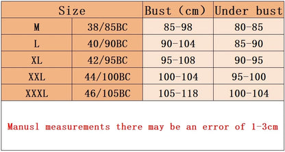 Front Buckle Push-Up Bra – Plus Size Seamless Comfort Bra with Adjustable Straps