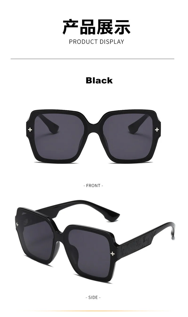 Square Frame UV400 Sunglasses – Luxury All-Match Style DS-8052-1