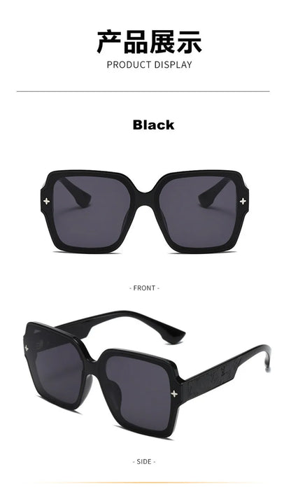 Square Frame UV400 Sunglasses – Luxury All-Match Style DS-8052-1