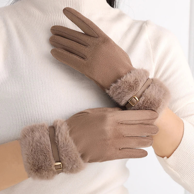 Women’s Winter Touchscreen Fleece Gloves