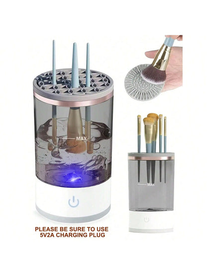 USB Portable Electric Makeup Brush Cleaner — Quick & Easy Brush Cleaning Machine