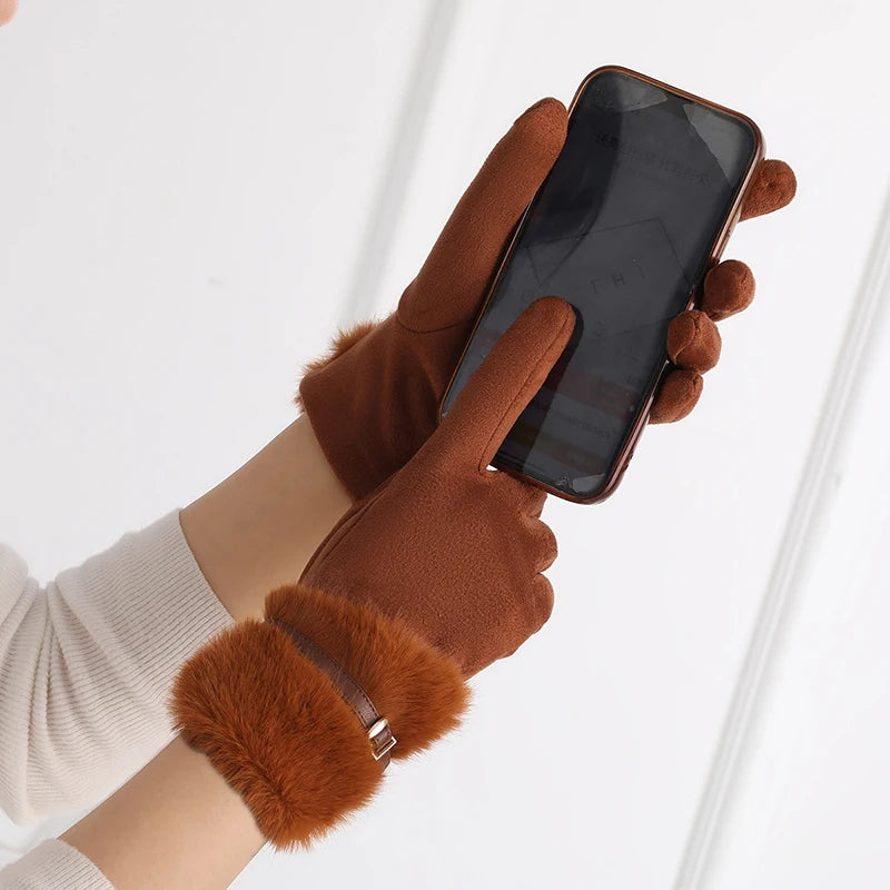 Women’s Winter Touchscreen Fleece Gloves