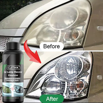 Car Headlight Restoration Kit – Headlamp Scratch Remover & Oxidation Cleaning Polish