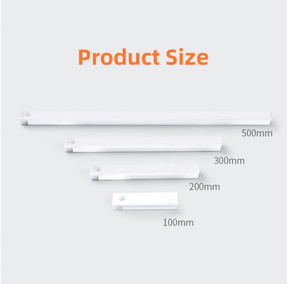 Wireless LED Night Lights Motion Sensor Lights Closet Kitchen Night Lights Bedroom Detector Light Cabinet Staircase Backlit