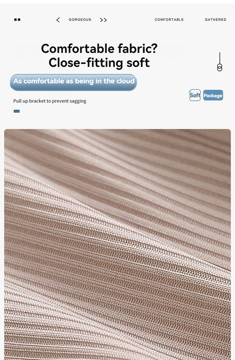 Front Buckle Push-Up Bra – Plus Size Seamless Comfort Bra with Adjustable Straps