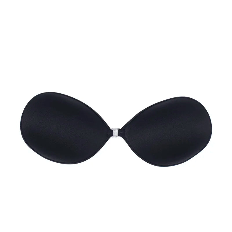 Invisible Silicone Push-Up Bra — Strapless Adhesive Backless Support