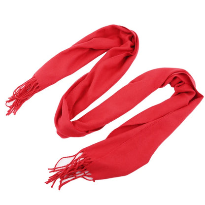 Luxury Cashmere Winter Scarf – Soft Warm Long Tassel Shawl for Women & Men