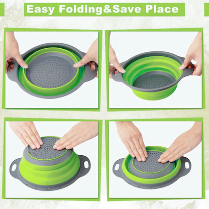 FoldiWash™ Silicone Collapsible Produce Basket
