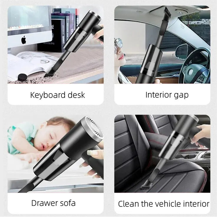 High-Power Cordless Vacuum for Home & Car Cleaning