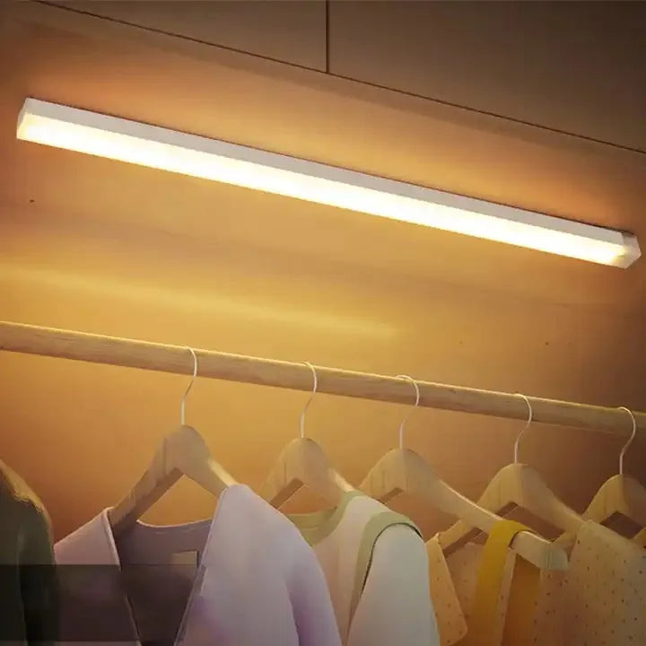 Wireless LED Night Lights Motion Sensor Lights Closet Kitchen Night Lights Bedroom Detector Light Cabinet Staircase Backlit