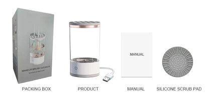 USB Portable Electric Makeup Brush Cleaner — Quick & Easy Brush Cleaning Machine