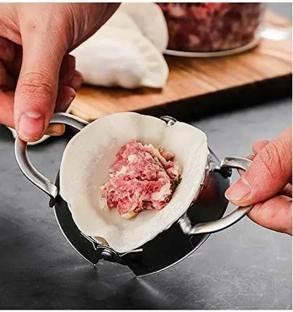 Stainless Steel Dumpling Maker – Ravioli & Pastry Press Mold for Dumplings, Pies & Wrappers