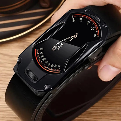 Stylish Men's PU Leather Belt - Fashion Belts for Daily Life, Leisure, Party, Festival, Work, and Business Automatic Buckle