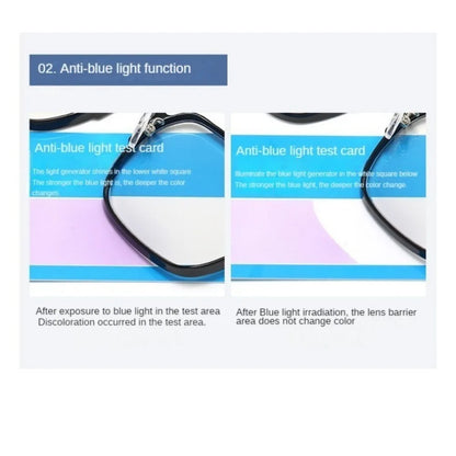 LumiShield™ Photochromic Anti-Radiation Glasses – Blue Light & UV Protection Metal Frame