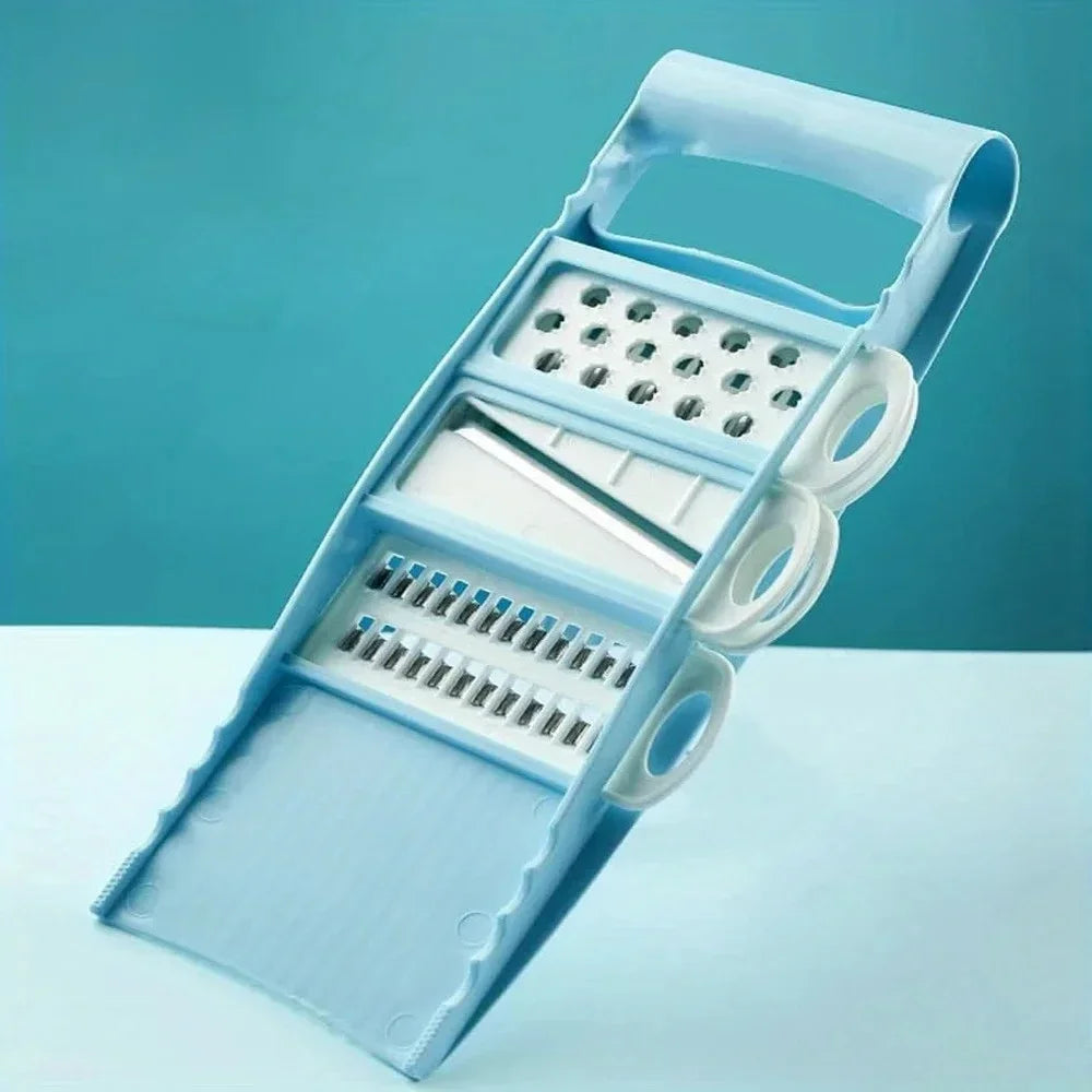 5-in-1 Vegetable Chopper – Multi-Functional Onion Chopper, Mandoline Slicer & Veggie Dicer