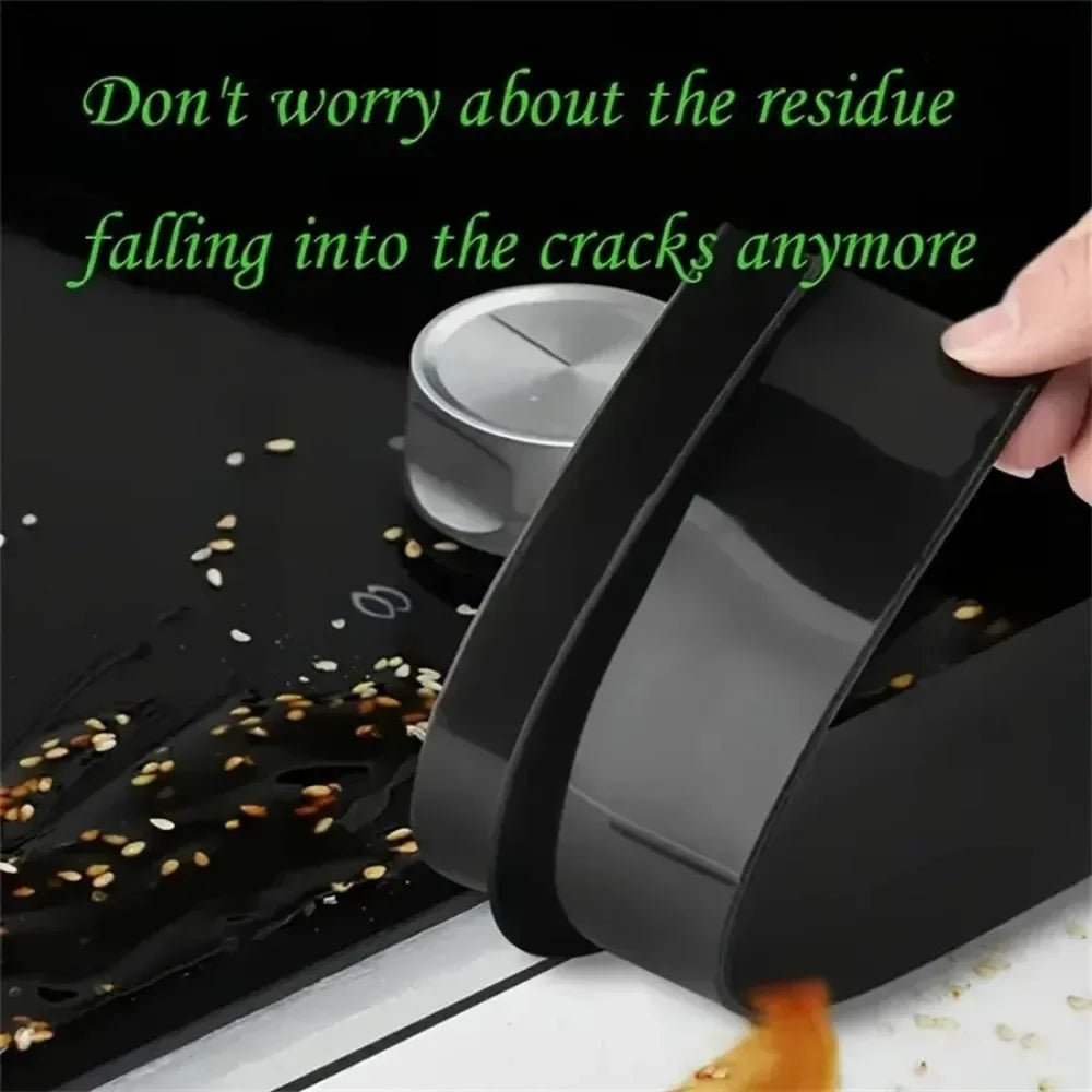 AquaSeal™ Silicone Gap Strip – Kitchen Stove Sealing Strip for Oil & Stain Protection