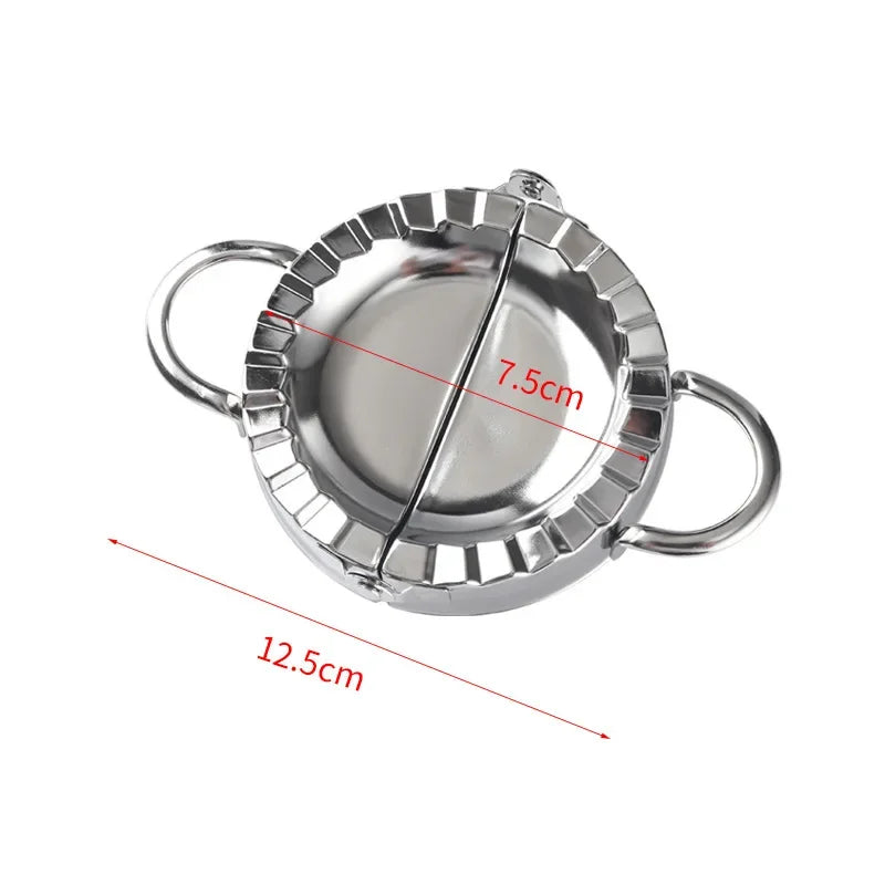 Stainless Steel Dumpling Maker – Ravioli & Pastry Press Mold for Dumplings, Pies & Wrappers