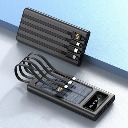 Solar Power Bank – High-Capacity Fast Charging Outdoor Portable Battery
